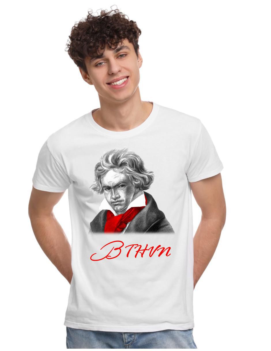 Playera Ludwig van Beethoven cuello redondo para hombre