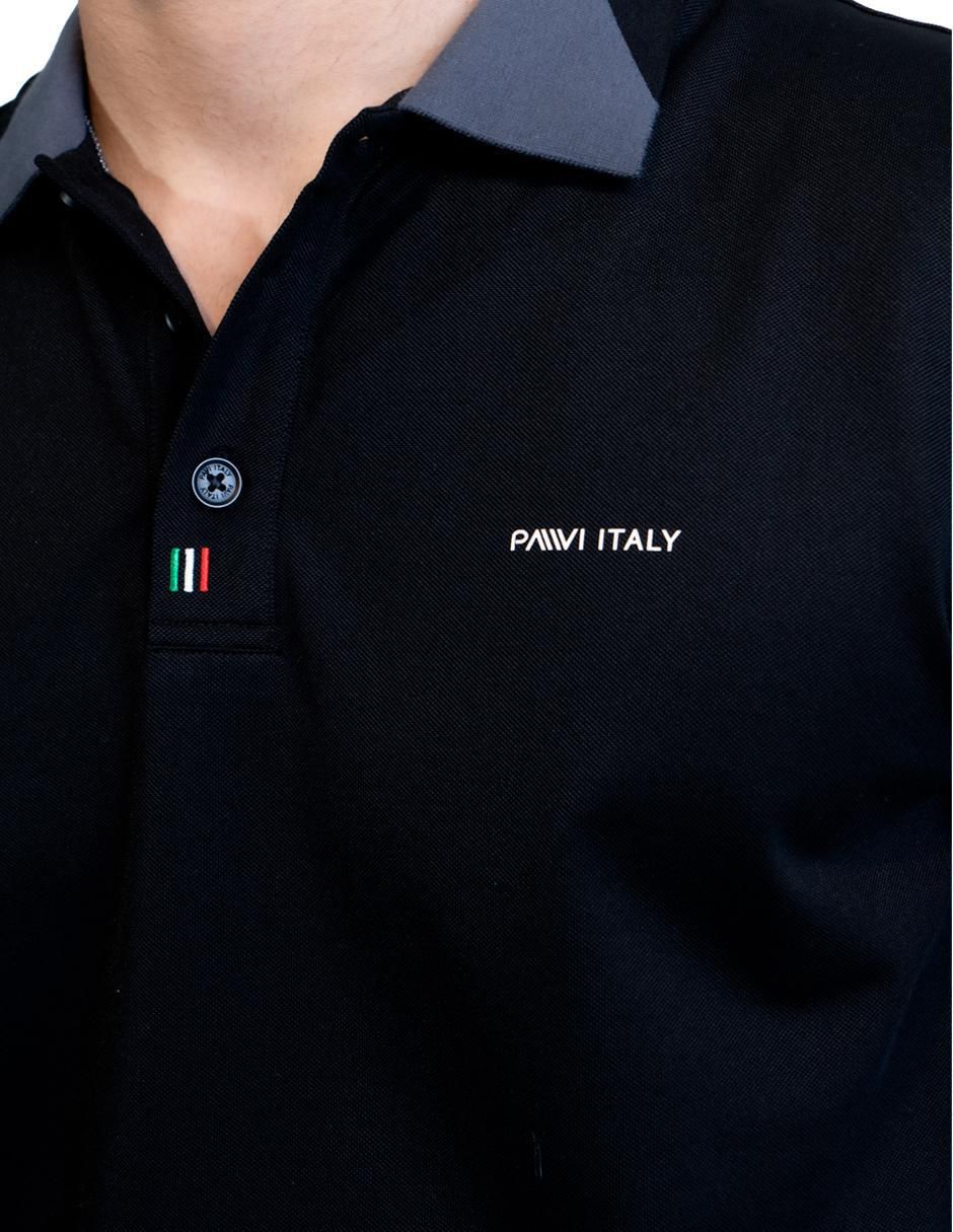 Playera tipo polo 05-3065N para hombre 2