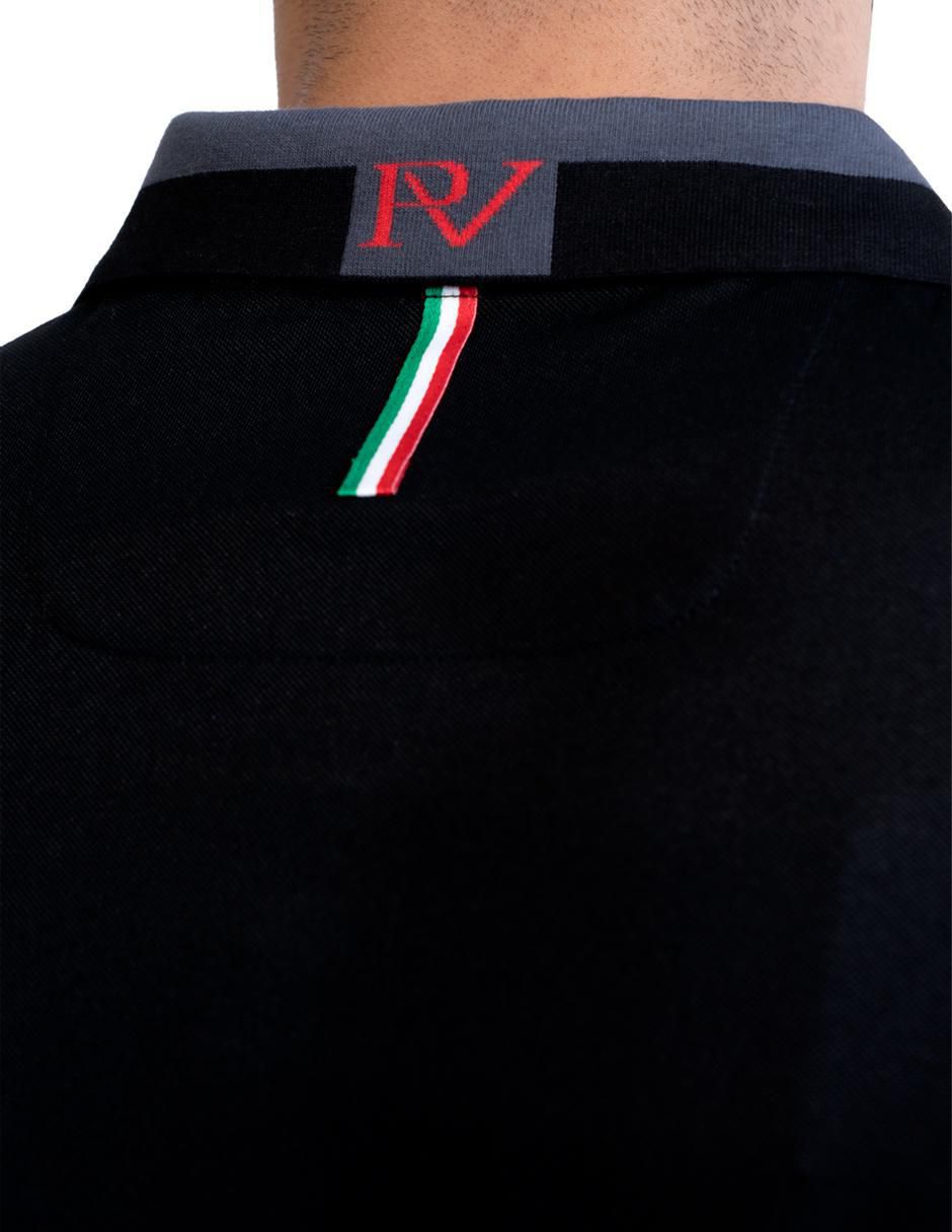 Playera tipo polo 05-3065N para hombre 3