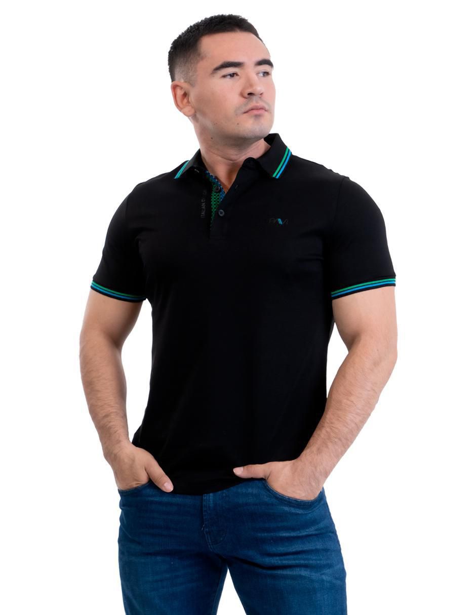 Playera tipo polo 05-3066N para hombre