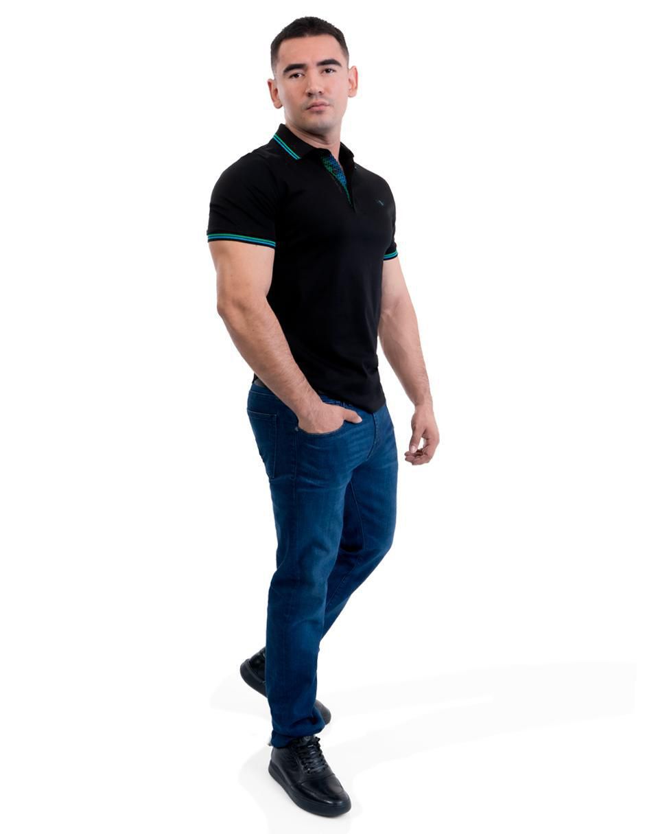 Playera tipo polo 05-3066N para hombre 5