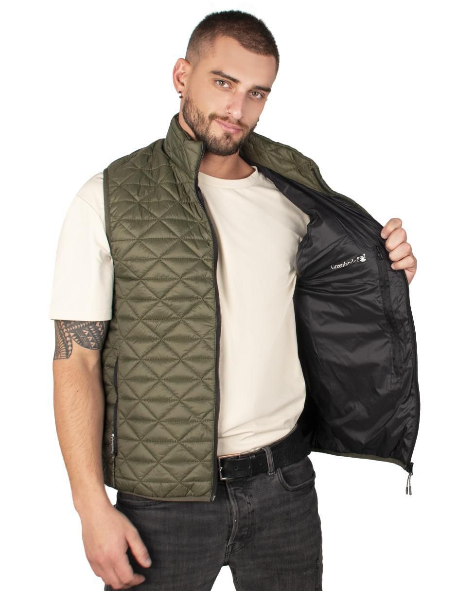 Chaleco impermeable capitonado para hombre 2