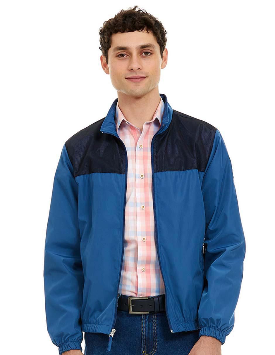 Chamarra con bolsillos para hombre