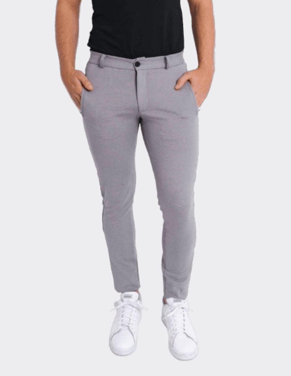 Pantalón business casual jogger slim para hombre