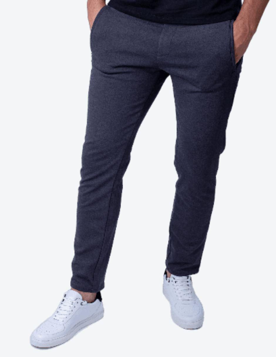 Pantalón business casual jogger slim para hombre