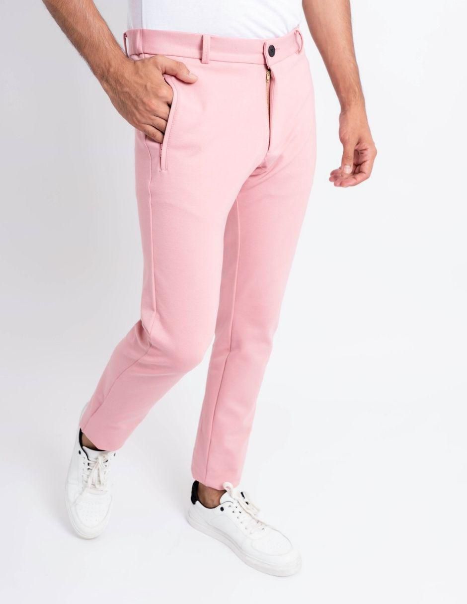 Pantalón business casual jogger slim para hombre
