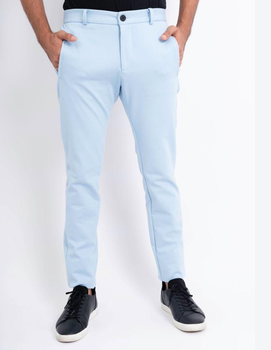 Pantalón business casual jogger slim para hombre