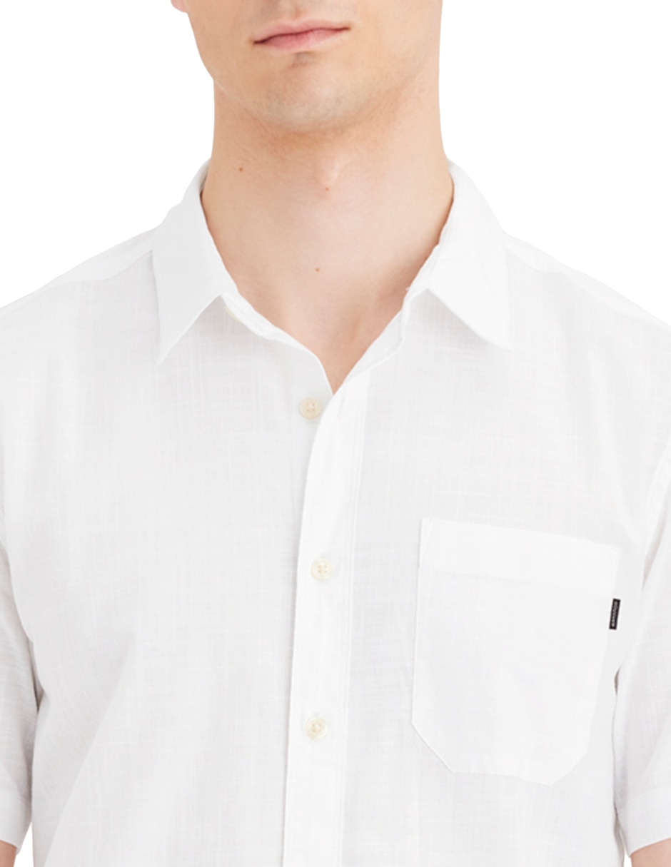 Camisa casual de algodón manga corta para hombre 2