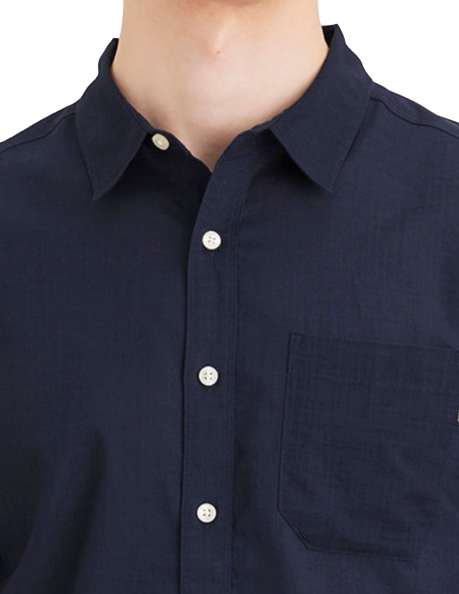 Camisa casual de algodón manga corta para hombre 3