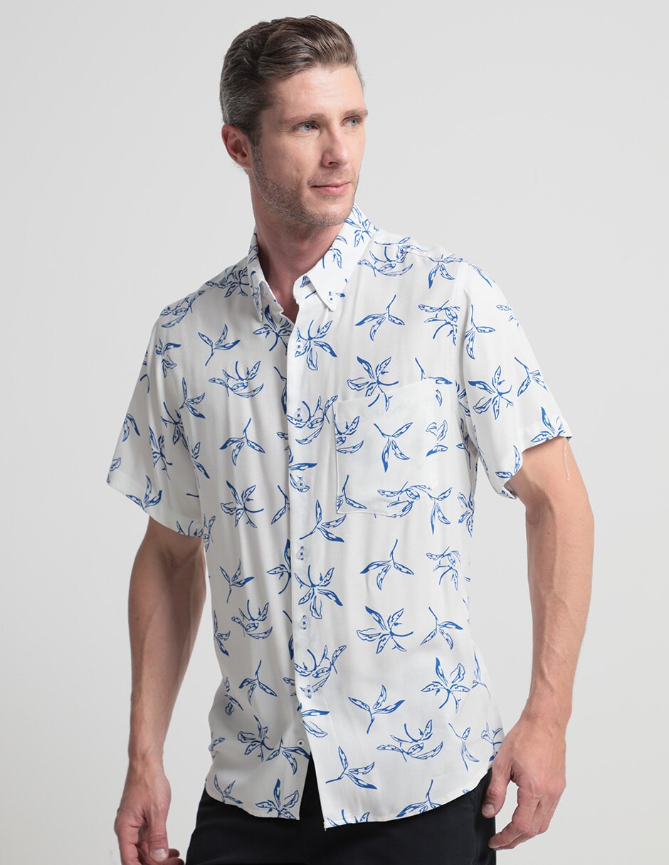 Camisa casual de manga corta para hombre 1