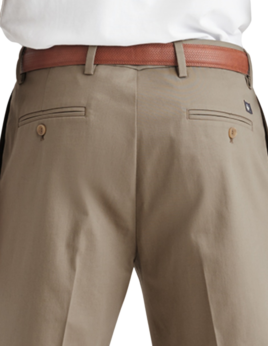 Pantalón de vestir regular de algodón para hombre 5