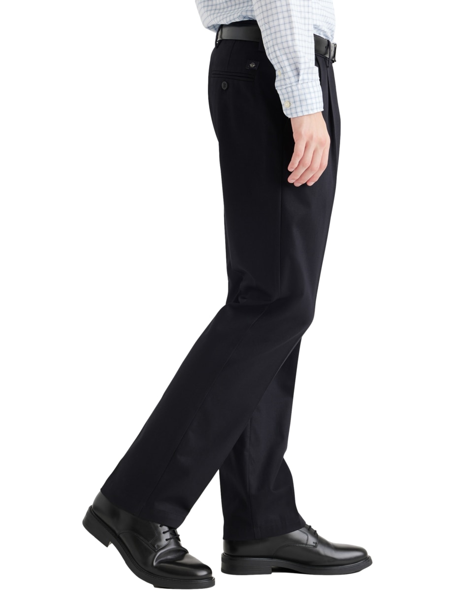 Pantalón de vestir recto de algodón para hombre 3