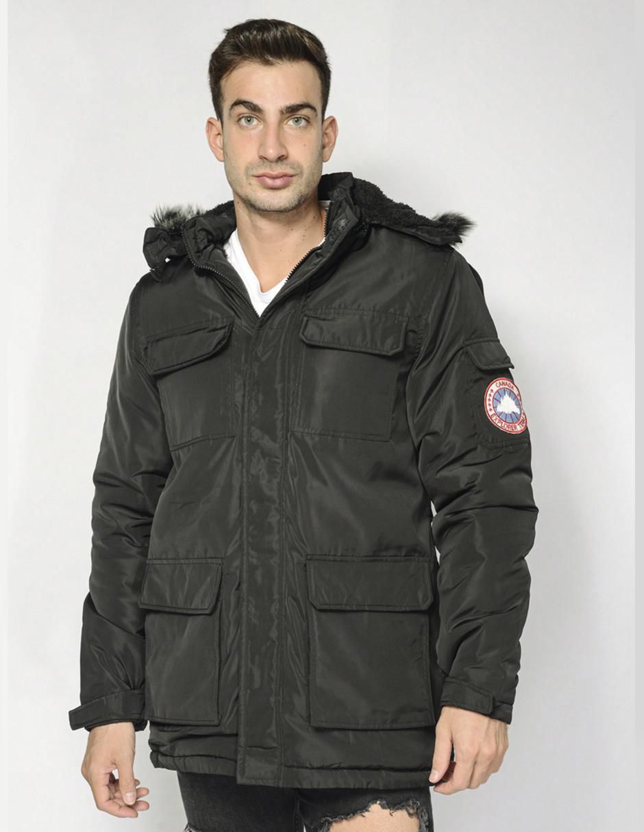 Chamarra cazadora impermeable con bolsillos para hombre Chamarra cazadora impermeable con bolsillos para hombre