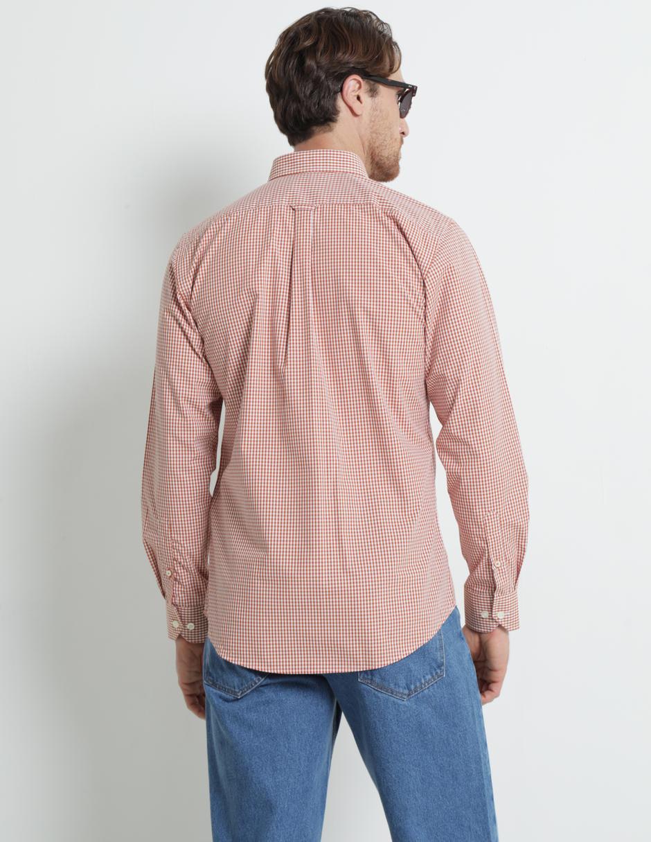 Camisa casual de algodón manga larga para hombre 2