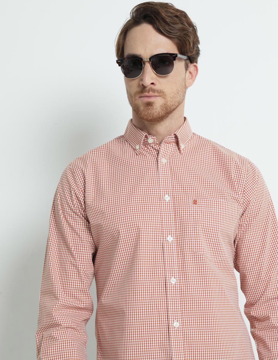 Camisa casual de algodón manga larga para hombre 4