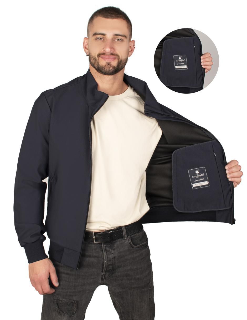 Chamarra con bolsillos para hombre 2
