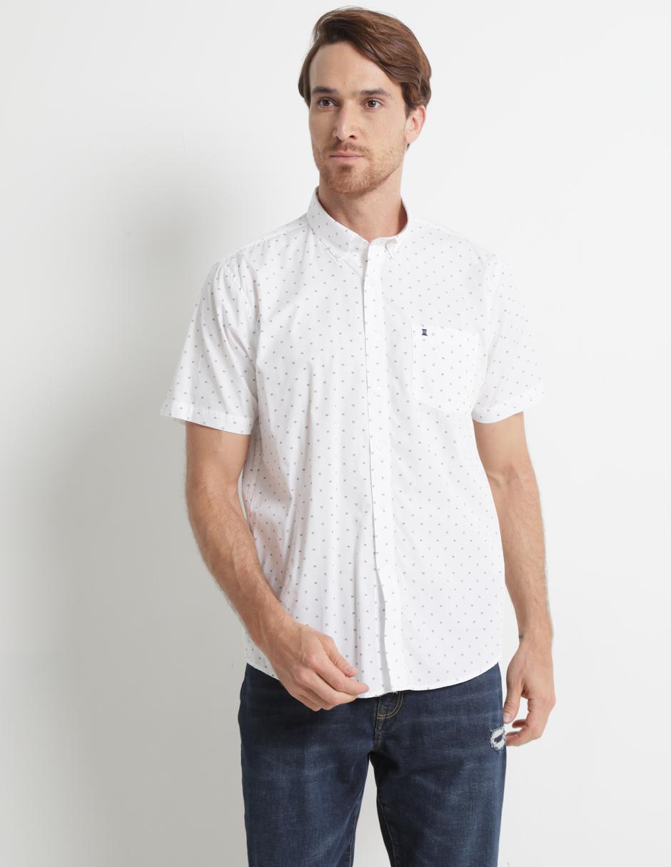 Camisa casual de algodón manga corta para hombre 1