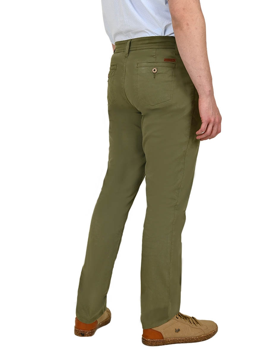 Pantalón recto de algodón para hombre 3