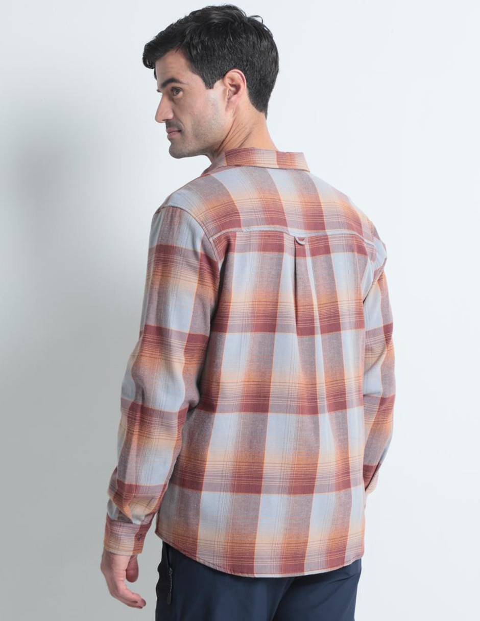 Camisa casual de algodón manga larga para hombre 2