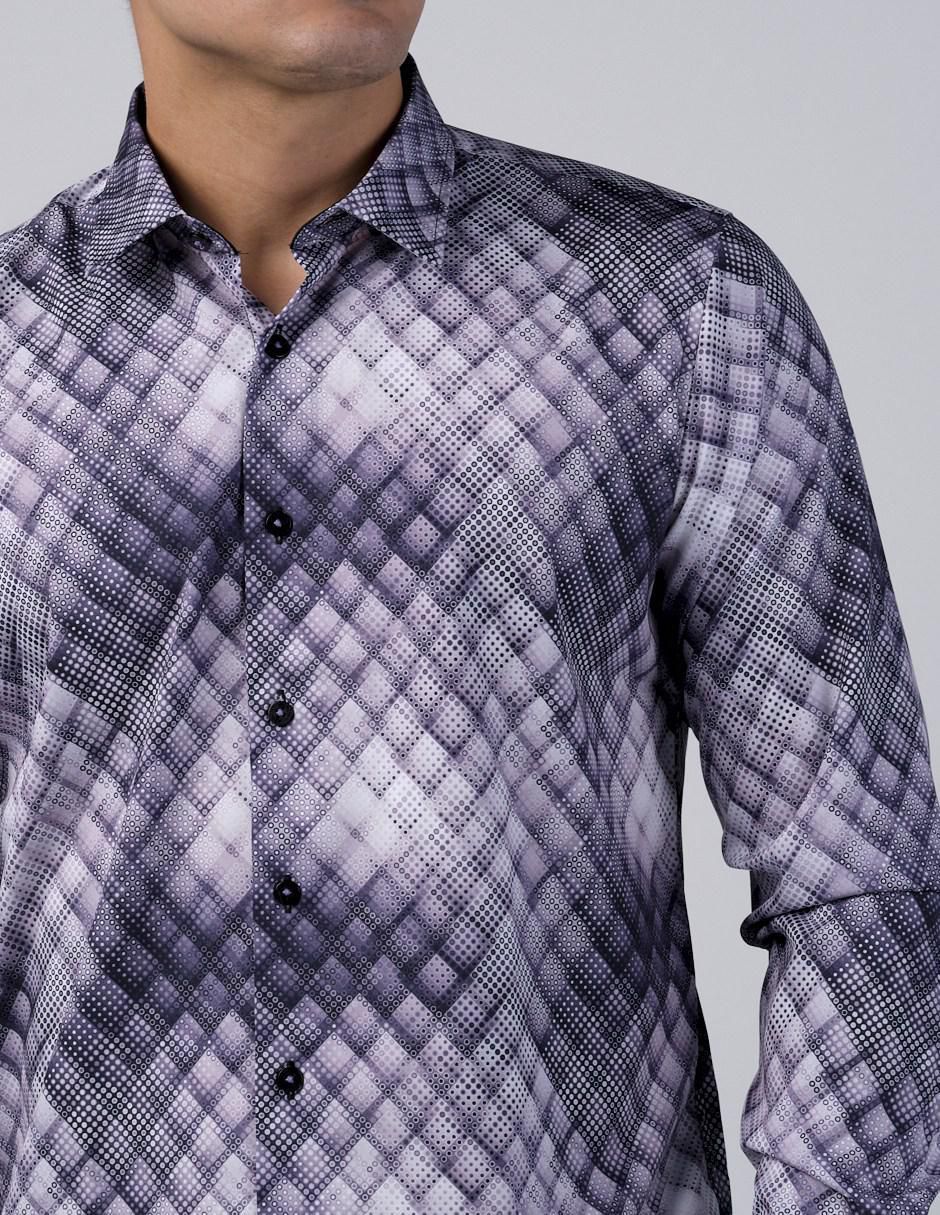 "camisa/sobrecamisa" casual benziny "de" (si aplica) poliéster y algodón "manga" larga "para hombre"