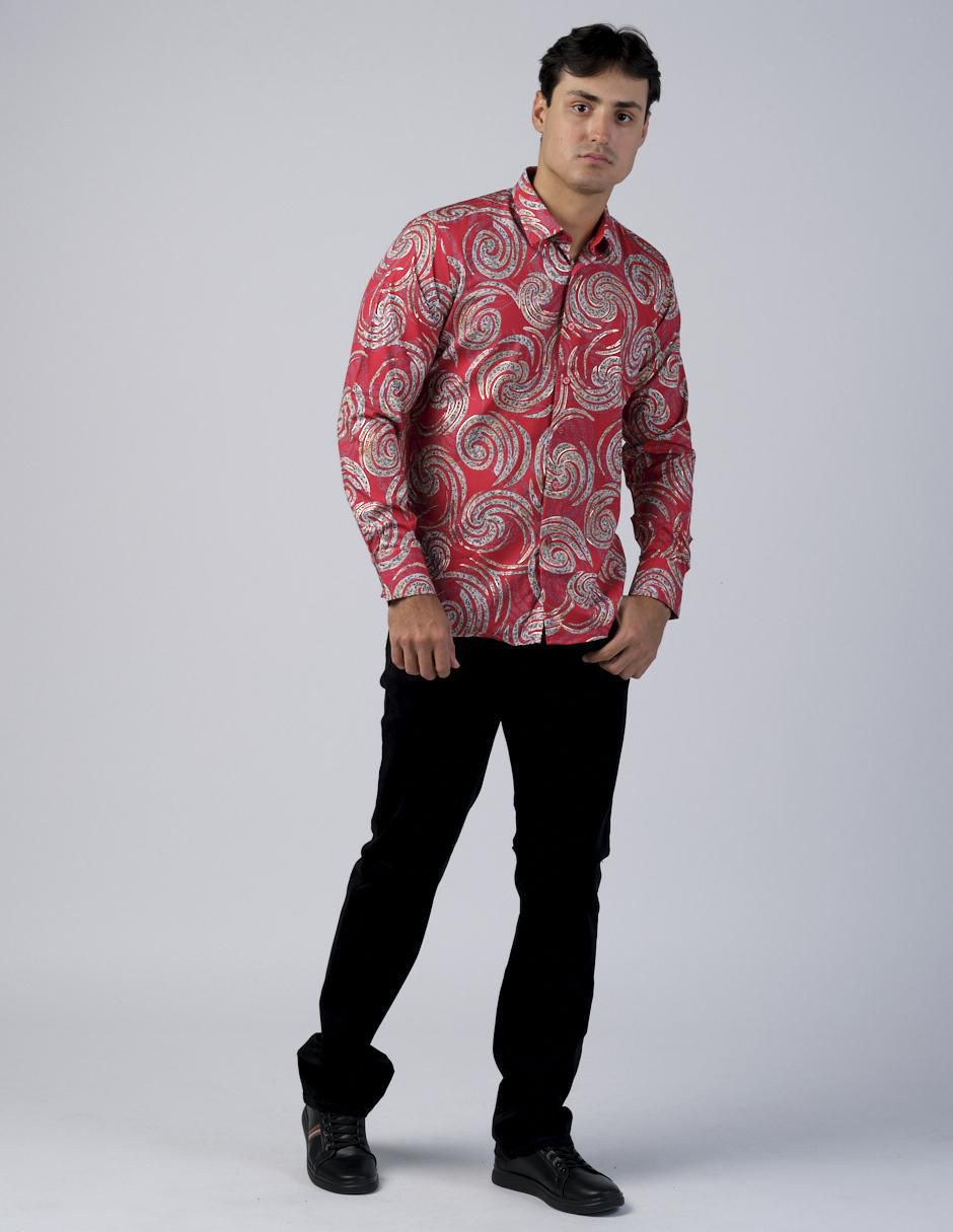 "camisa/sobrecamisa" casual benziny "de" (si aplica) poliéster "manga" larga "para hombre"