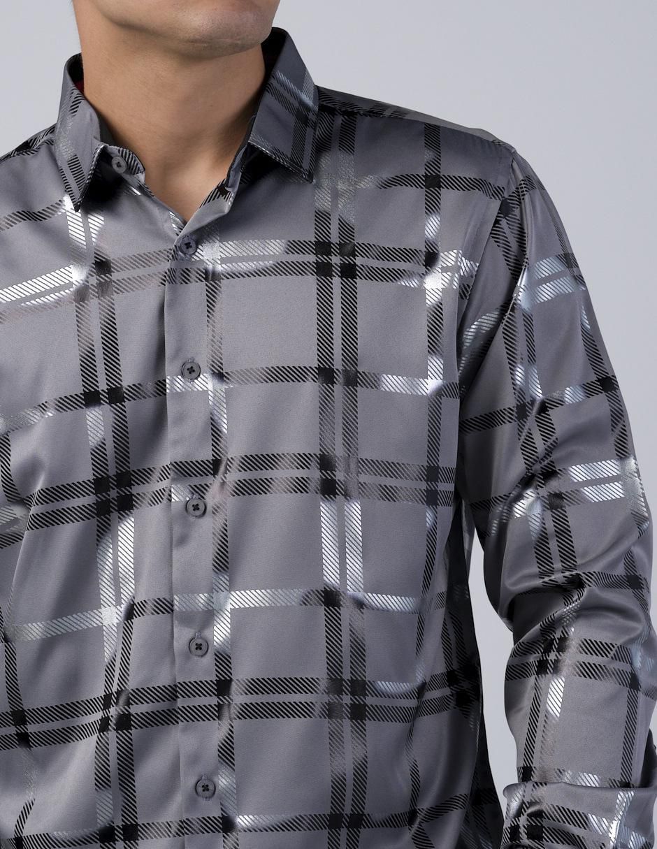 "camisa/sobrecamisa" casual benziny "de" (si aplica) poliéster y algodón "manga" larga "para hombre"