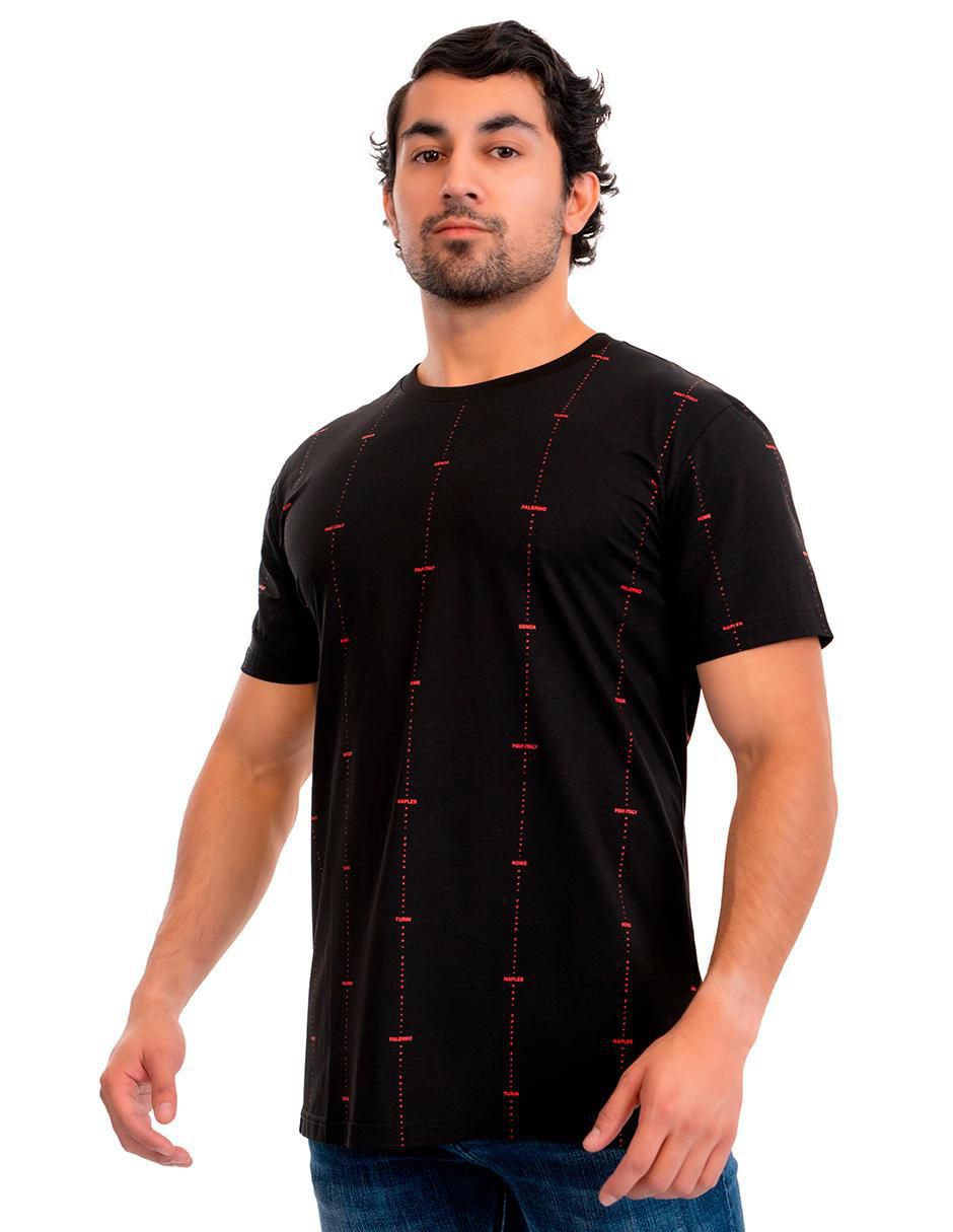 Playera cuello redondo para hombre