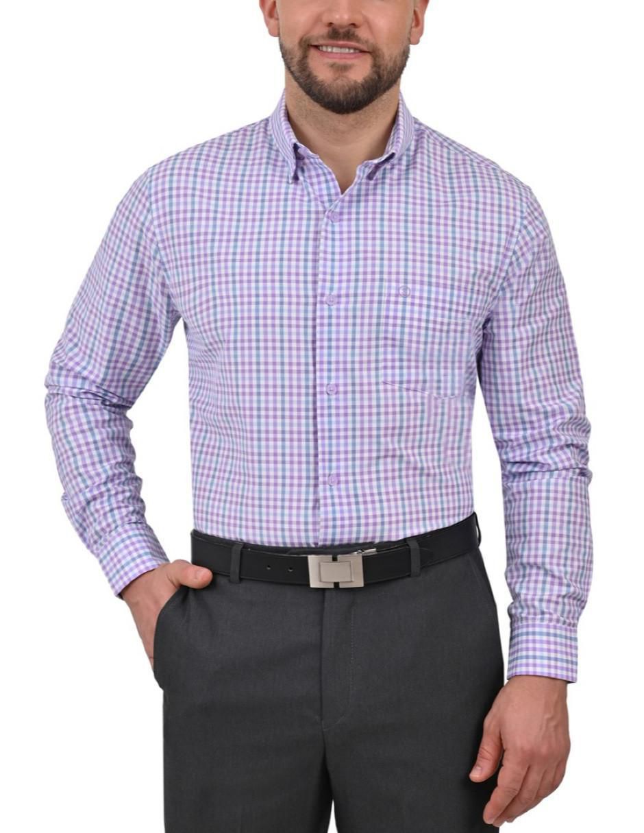 Camisa casual manga larga para hombre 1