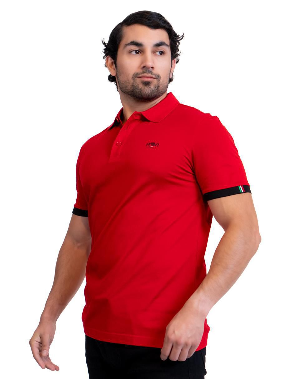 Playera tipo polo 05-3044R para hombre 2