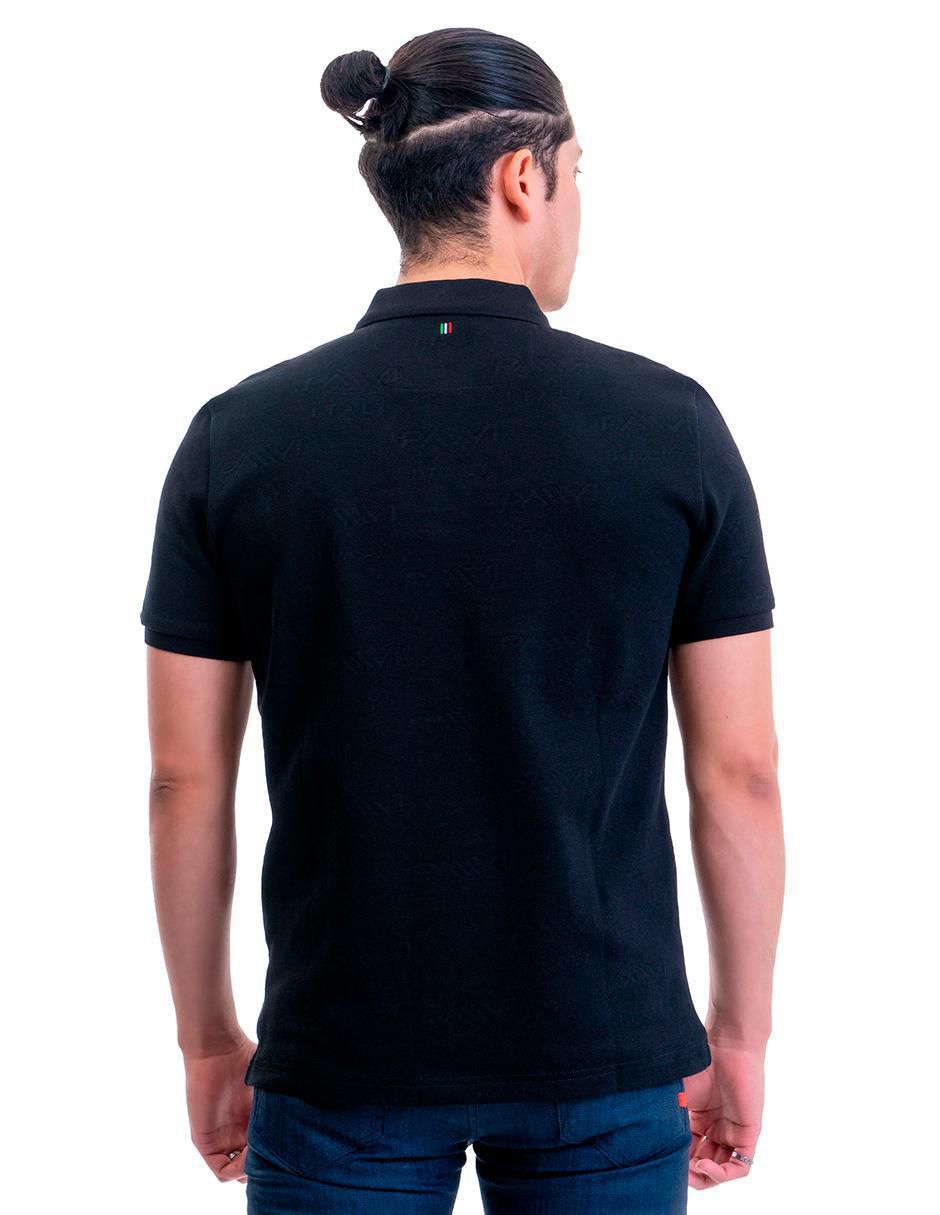 Playera tipo polo 05-3078N para hombre 3