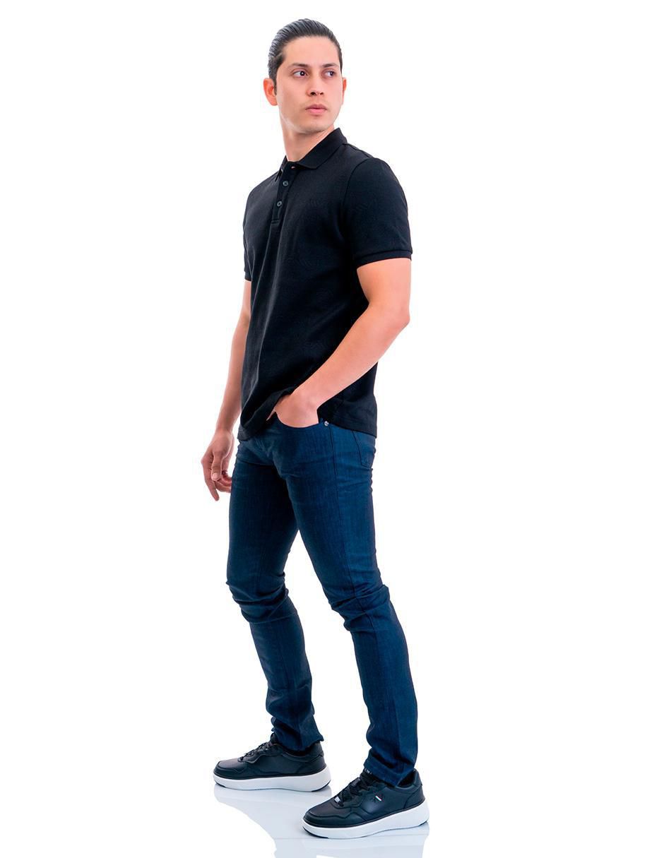 Playera tipo polo 05-3078N para hombre 4