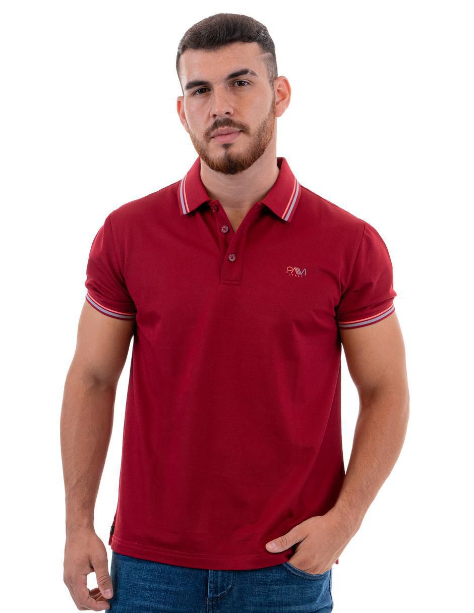 Playera tipo polo 05-3042VI para hombre