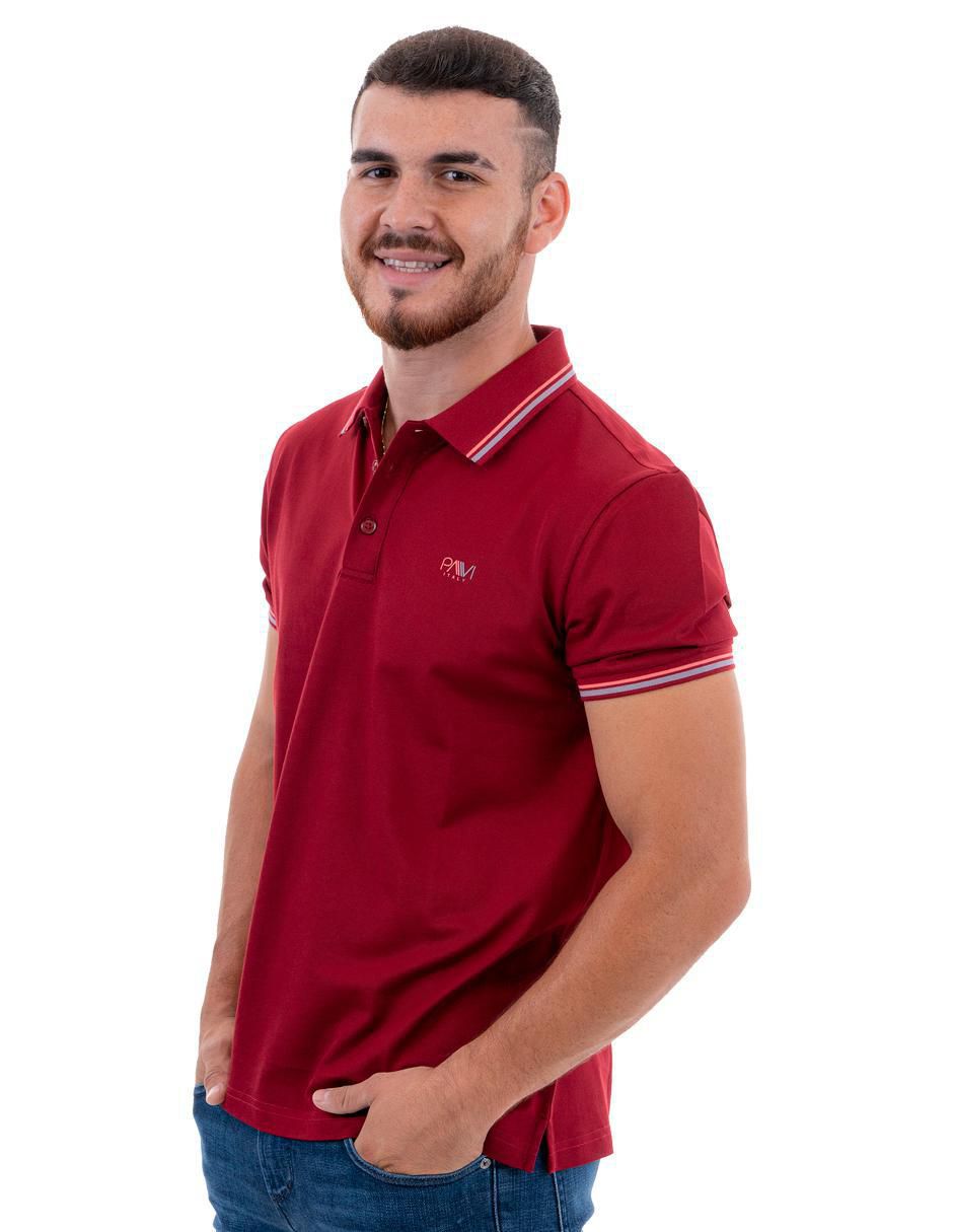 Playera tipo polo 05-3042VI para hombre 2