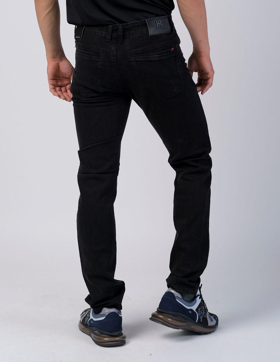 Jeans slim MJAD019 lavado obscuro para hombre 3