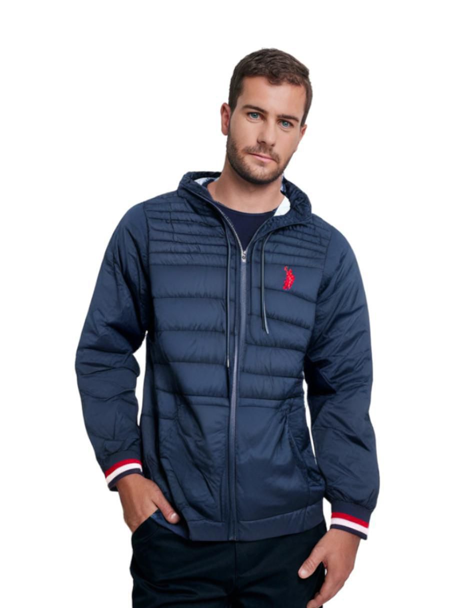 Chamarra U.S. Polo Assn con capucha para hombre Chamarra U.S. Polo Assn con capucha para hombre