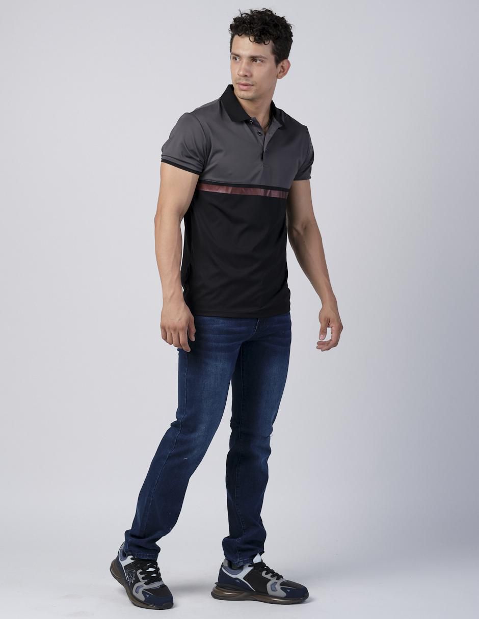Jeans slim lavado obscuro para hombre 3