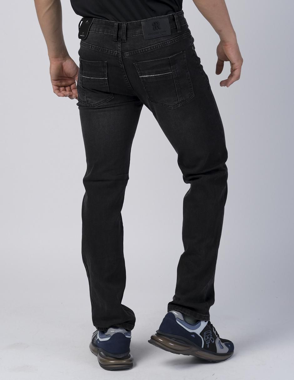 Jeans slim lavado obscuro para hombre 2