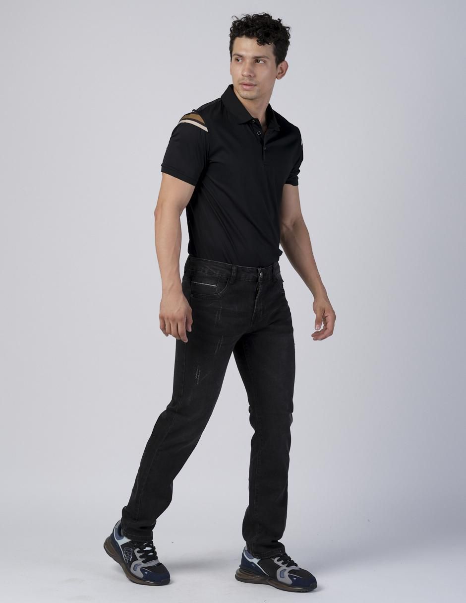 Jeans slim lavado obscuro para hombre 3