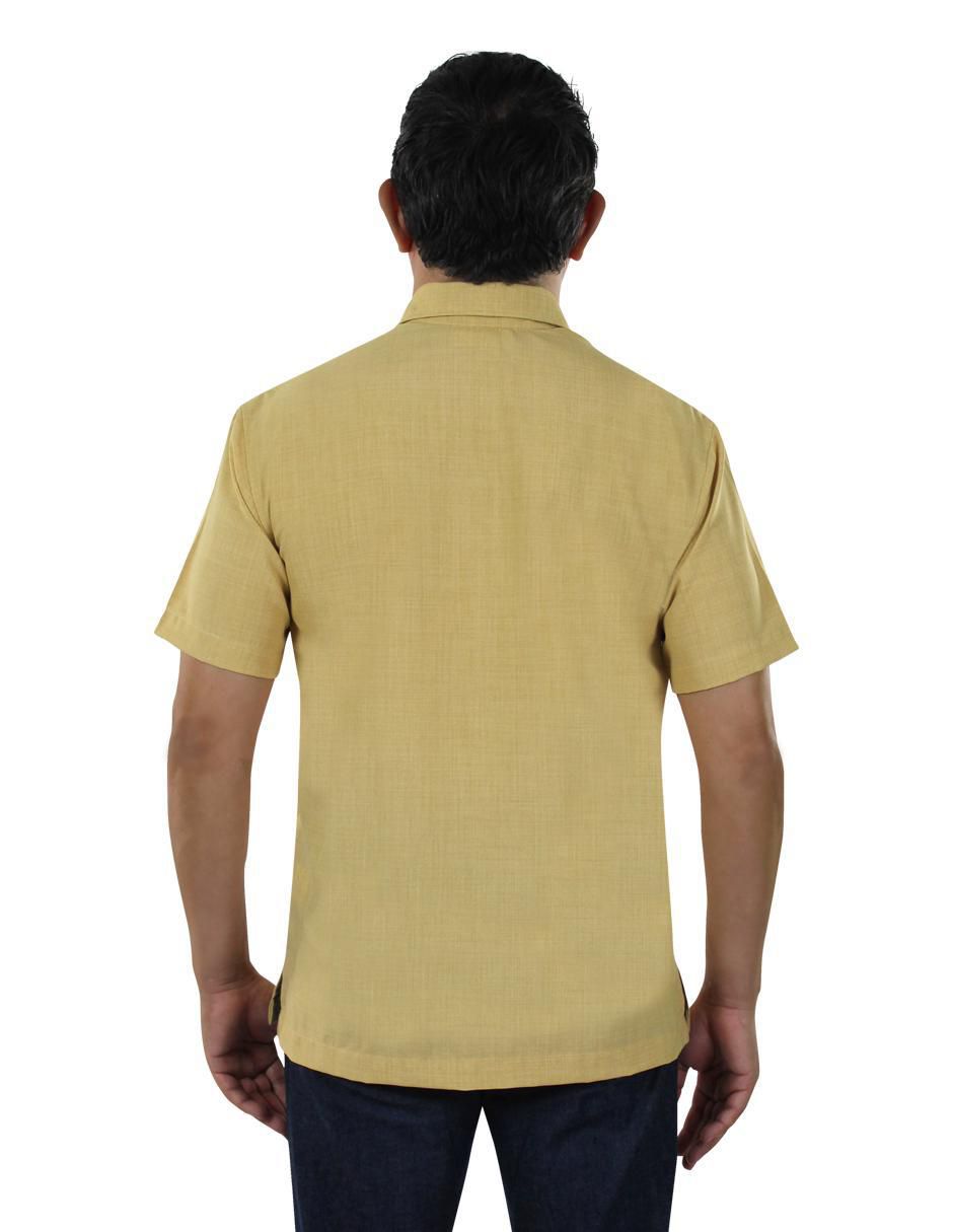 Guayabera manga corta para hombre 4