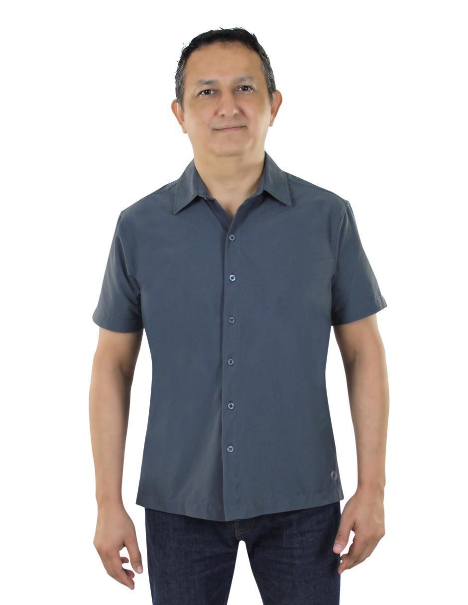 Camisa casual manga corta para hombre