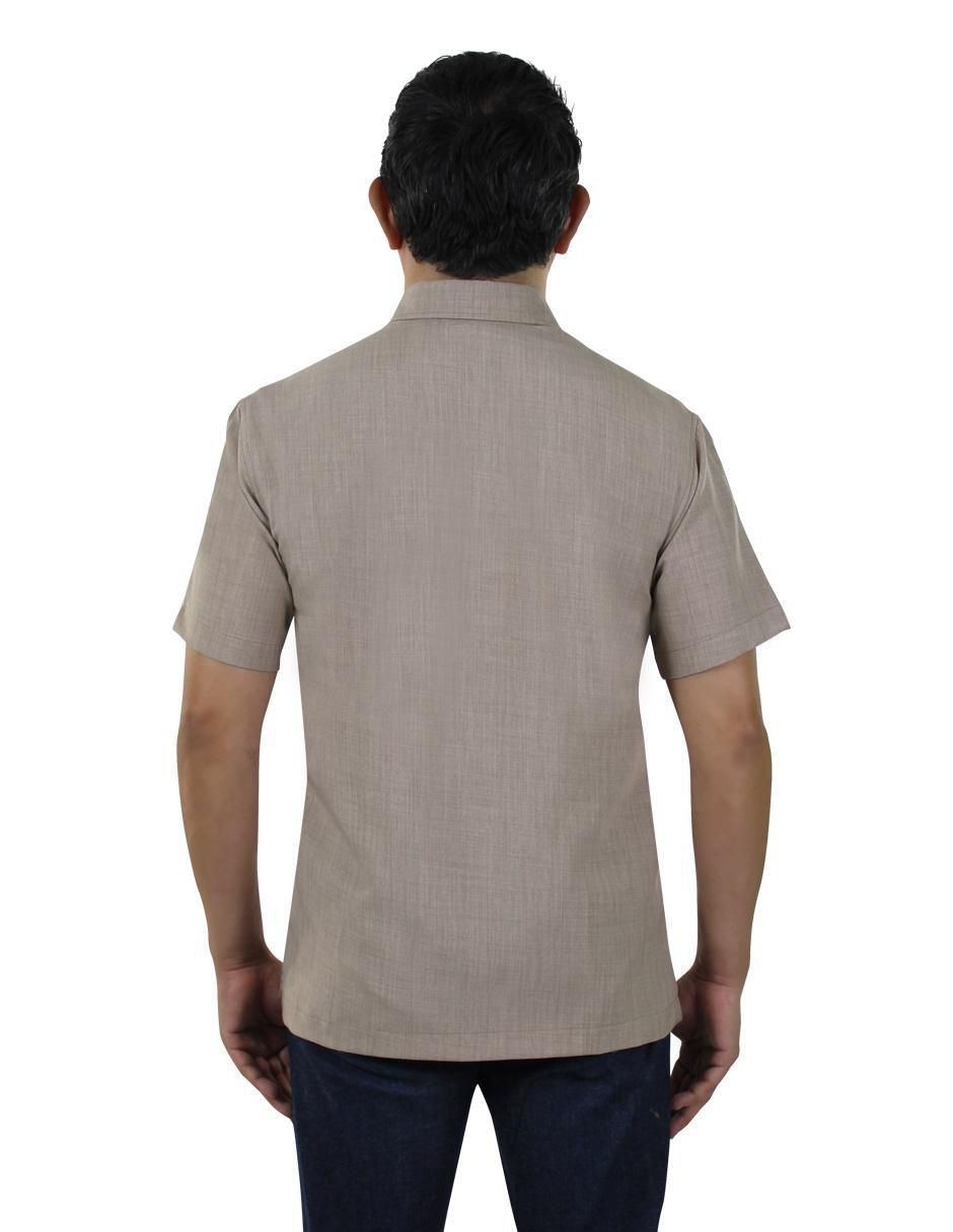 Guayabera manga corta para hombre 4