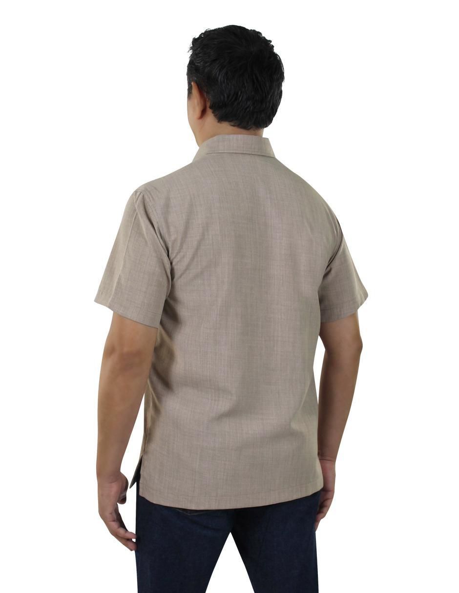 Guayabera manga corta para hombre 5