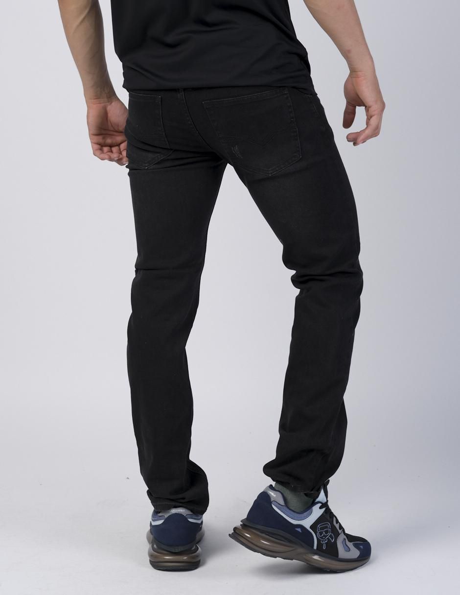 Jeans slim lavado obscuro para hombre 2