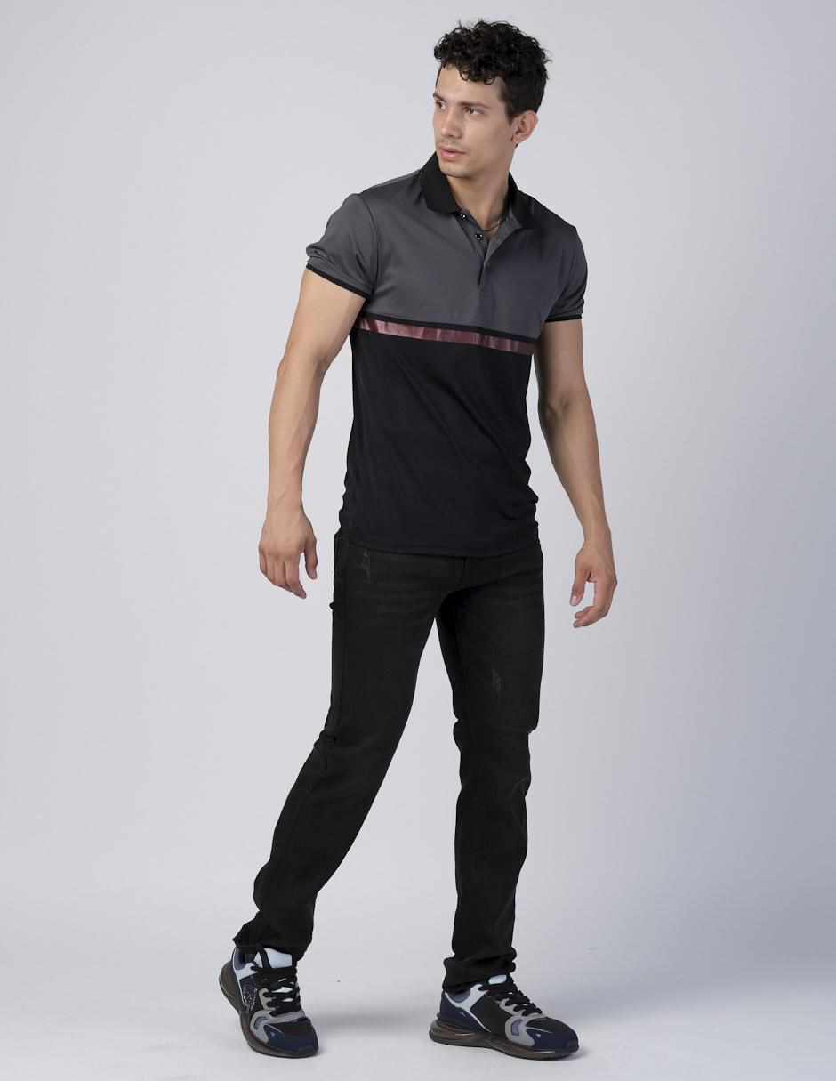Jeans slim lavado obscuro para hombre 3