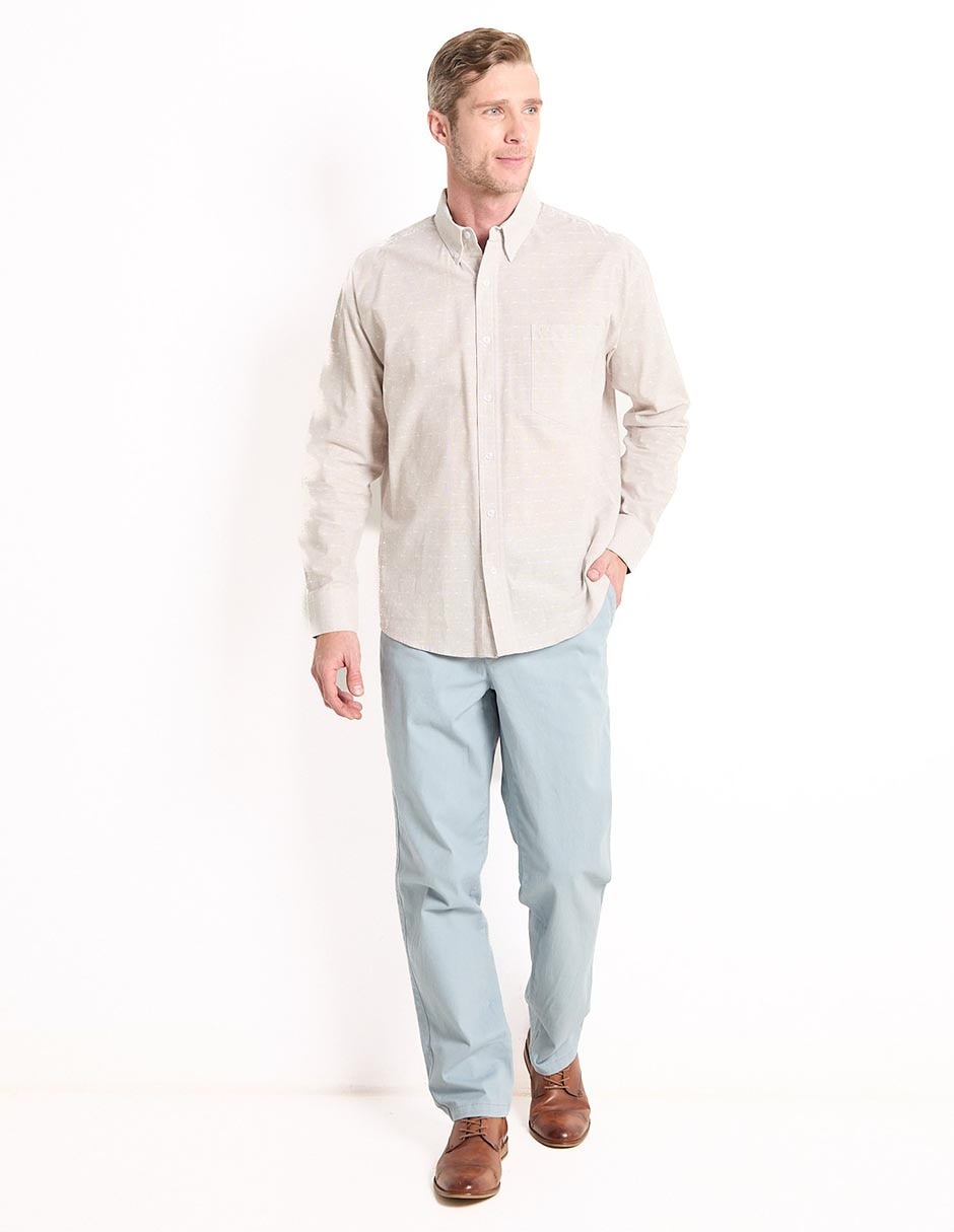 Pantalón recto de algodón para hombre 3