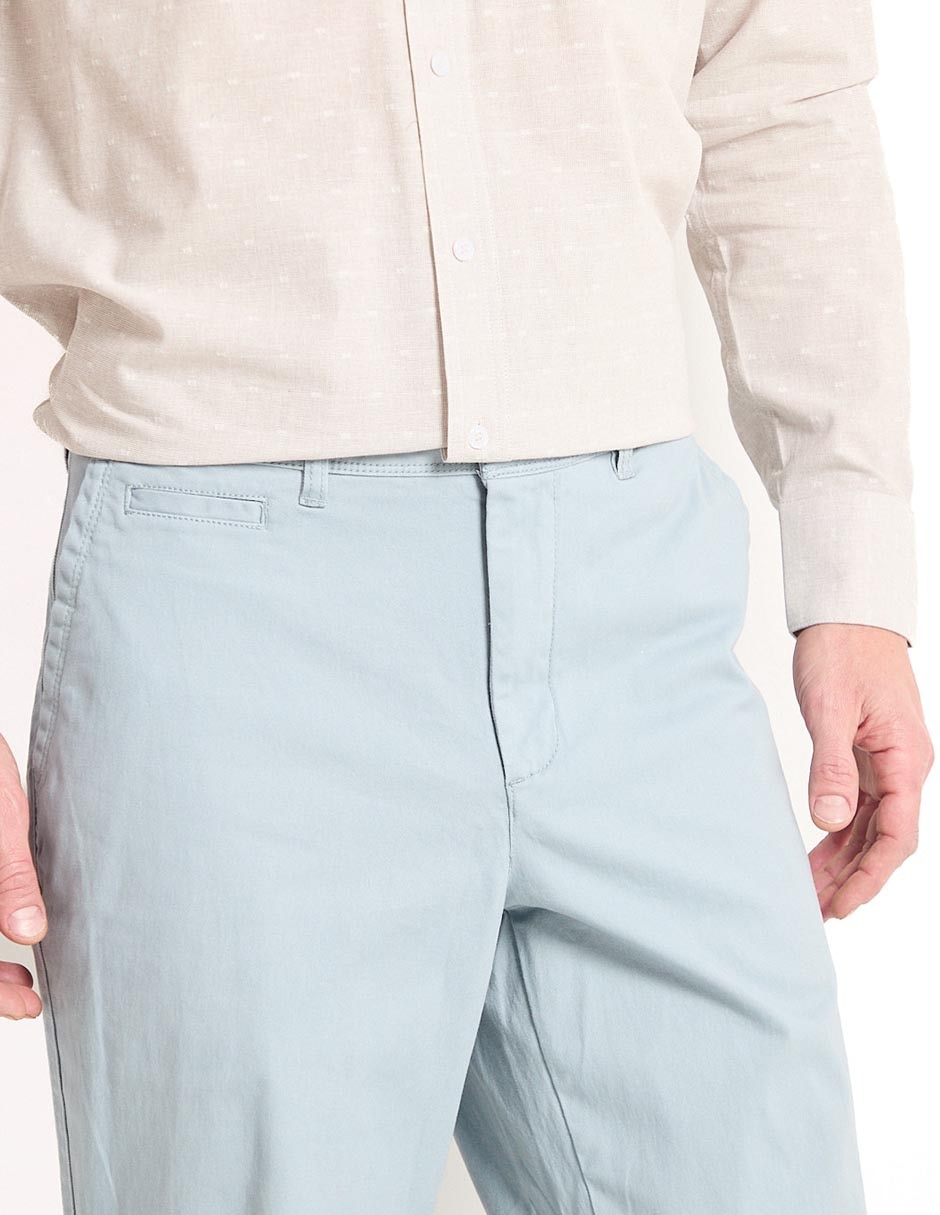 Pantalón recto de algodón para hombre 4