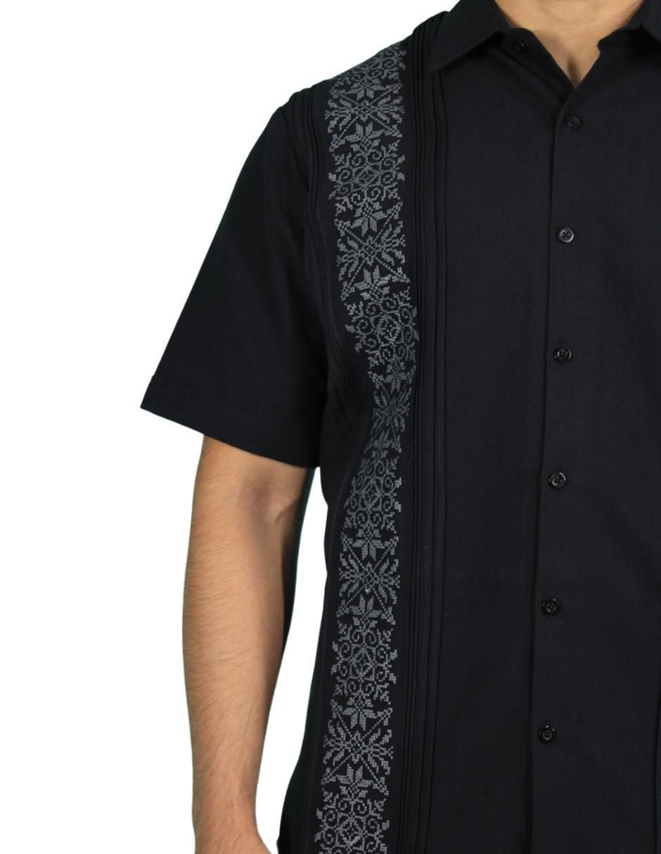 Guayabera manga corta para hombre 4