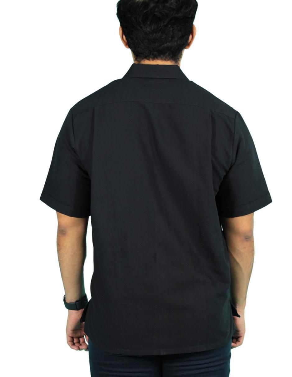 Guayabera manga corta para hombre 5
