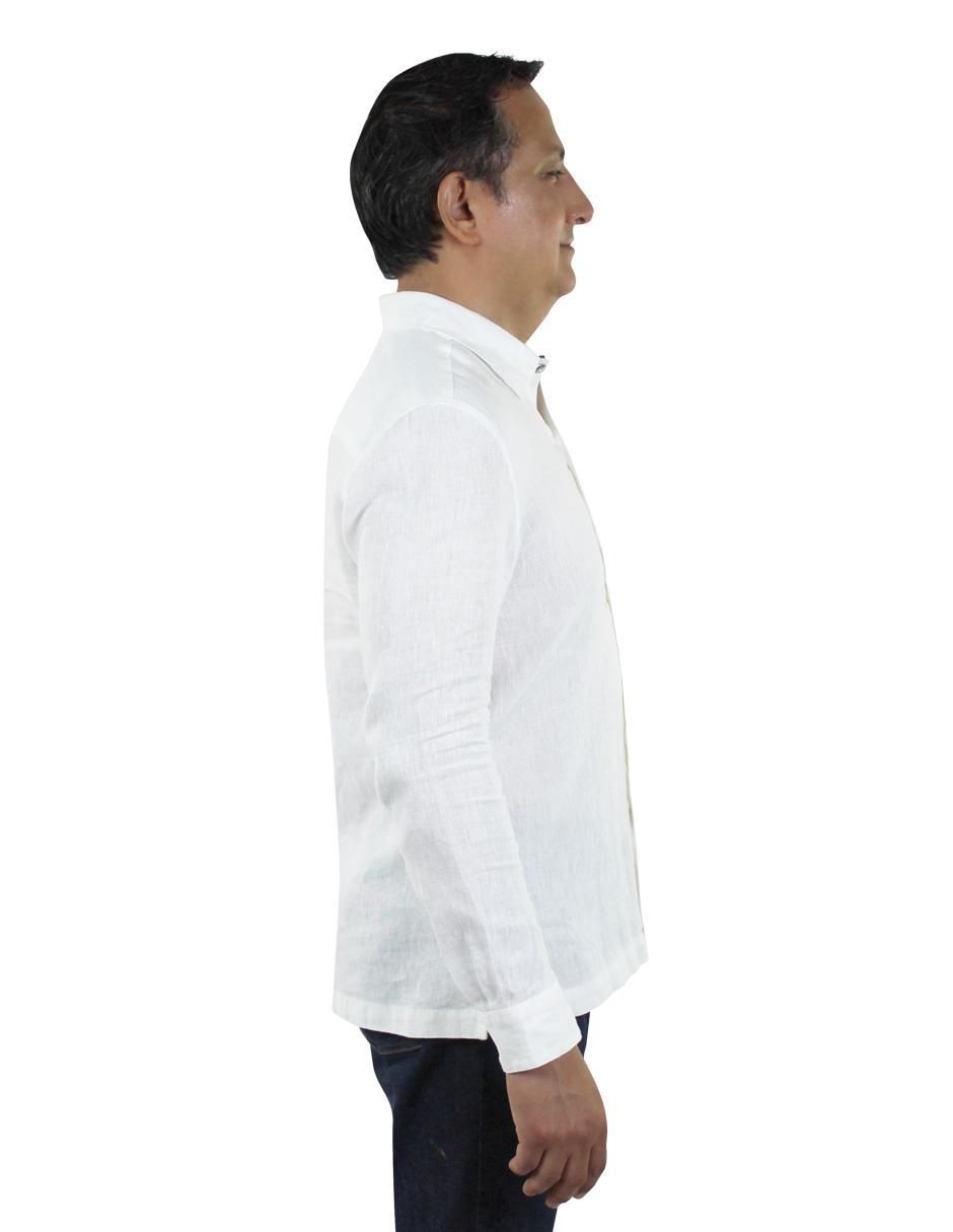 Guayabera manga larga para hombre 3