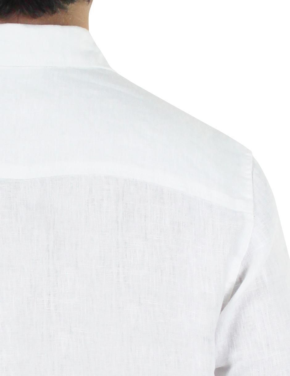 Guayabera manga larga para hombre 8